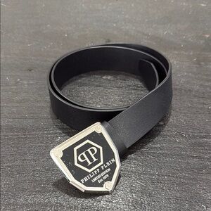 Philipp Plein Black Men's Belt